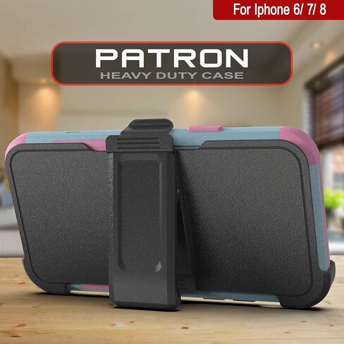 Punkcase for iPhone 7 Clip Clip الحافظة Case [سلسلة Ports] 4-1 تغطية الهاتف الوعرة والحماية متعددة الطبقات مع Kickstand متكامل لـ iPhone 7 (4.7 ") (2016) [Mint] in Kuwait