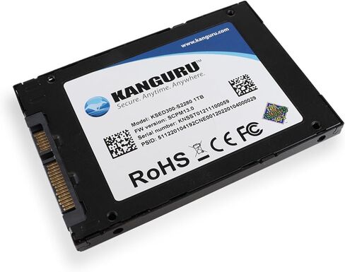 Kanguru Defender SED300 – 500 GB SATA Internal Self-Encrypting Solid State Drive – FIPS 140-2 Certified in Saudi Arabia