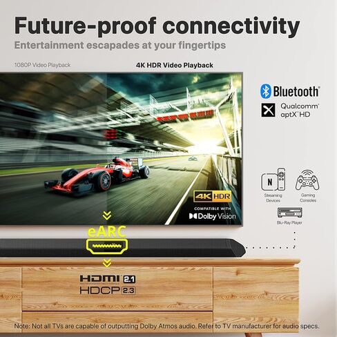 Nakamichi Shockwafe Ultra 9.2.4 Channel Dolby Atmos/DTS:X Soundbar with Dual 10" Subwoofers (Wireless), 4 Rear Surround Effects Speakers, eARC and SSE Max Technology (Flagship) in Kuwait