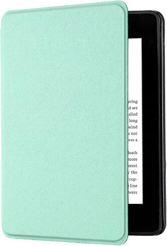 Case for 7" Kindle Paperwhite 12th Gen 2024 & Kindle Colorsoft Signature Edition,PU Leather Cover with Auto Sleep/Wake,Compatible with iPhone MagSafe,for Anker Wireless Charging Pads in Saudi Arabia
