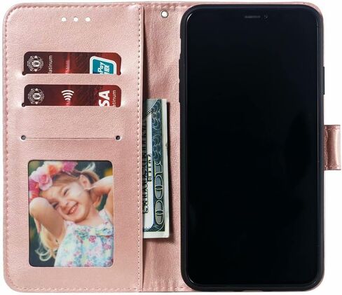 for iPhone 15 Pro Max Case Wallet with Card Holder Kickstand Magnetic Soft Leather Flip Fold Case for iPhone 15 Pro Max Cover (Gray, iPhone 15 Pro Max) in Saudi Arabia