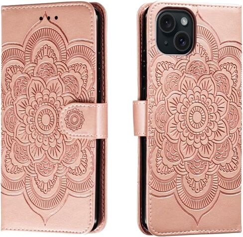 for iPhone 15 Pro Max Case Wallet with Card Holder Kickstand Magnetic Soft Leather Flip Fold Case for iPhone 15 Pro Max Cover (Gray, iPhone 15 Pro Max) in Saudi Arabia