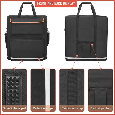 ORKELS Solar Panel Storage Bag for 2 Solar Panels, Travel Solar Panel Backpack Compatible with Jackery SolarSaga 100W 100X 200W, Double-Layer Solar Panel Carrier with Multi Pockets (Backpack) in Saudi Arabia