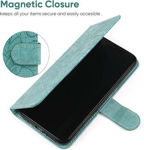 حالة OnePlus 7 Pro Case ، OnePlus 7T Pro 5G GM1910 HD1911 CASE مع حامي شاشة الزجاج المقسى ، الدانتيل زهرة PU LEATH in Kuwait