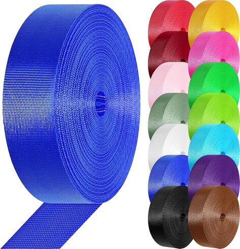 Nylon Webbing 1 inch 1.5 inch Nylon Strap Webbing Straps Backpack Straps Nylon Belt, 10 25 3.3 Yards Webbing Strapping for Seatbelt, Bag, Luggage(Black,1.5 inch x 3.3 Yards) in Saudi Arabia