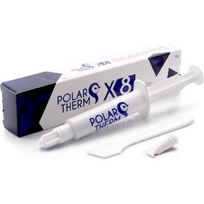 X-8 Thermal Paste for CPU & GPU - 10 Grams Thermal Compound with Spatula, High Thermal Conductivity, Long Durability, Safe Application, Non-Conductive Thermal Grease