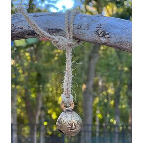 Bear Bell for Hiking, Brass Sleigh Bells, Dog Pet Training, Trail Bell, Brass Keychains