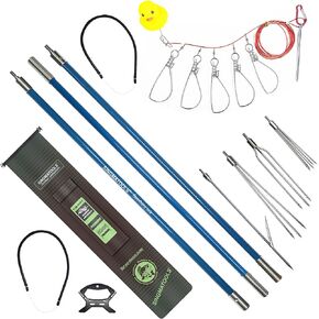 Spearfishing Pole Hawaiian Sling Fishing Spear Set Fiberglass Pole Spear Harpoon Spearfishing Gear
