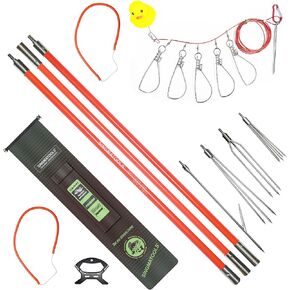 Spearfishing Pole Hawaiian Sling Fishing Spear Set Fiberglass Pole Spear Harpoon Spearfishing Gear in Saudi Arabia