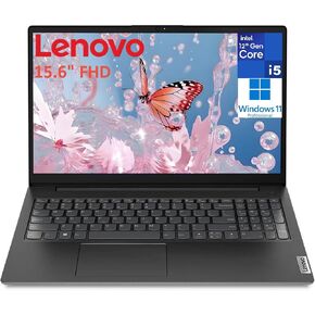Lenovo V15 G3 Laptop Computer for Business and Student, 16GB DDR4 RAM, 1TB PCIe SSD, 15.6" FHD, 12th Gen Intel 10-Core i5-1235U (Beat i7-1195G7), WiFi, Type-C, HDMI, Black, Windows 11 Pro, Vent-Hear