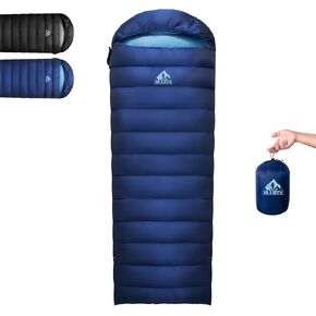 Lightweight Sleeping Bag for Adults.Down Sleeping Bag for Hiking, Camping, Mountaineering, Adventure and Backpacking