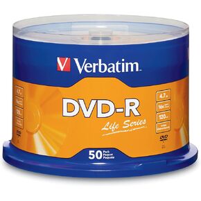 Verbatim Life Series 97176 16x DVD-R, Silver
