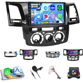 Android Car Stereo for Toyota Hilux 2005 2006 2007 2008 2009 2010 2011 2012 2013 2014 with CarPlay Android Auto 26UI 2GB+64GB