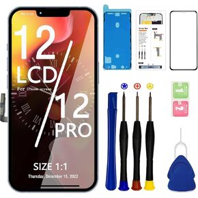 for iPhone 13 Pro Max Screen Replacement Kit 6.7 inch, Full HD LCD Display 3D Touch Screen Digitizer Full Assembly + Repair Tools.Compatibility A2484, A2641, A2644, A2645, A2643