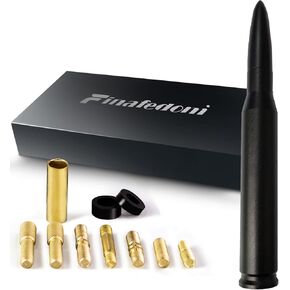 Car Truck Antenna 50 Cal Bullet Antenna Truck Accessories Silverado 1500 Ford F150 Dodge Ram 1500 GMC Sierra 1500 Ranger Short Replacement Antena para Carro (Blue, 5.5in Spiral Style)