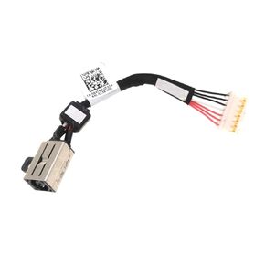 DC Power Bower Jack شحن سد مقبس ميناء في كبل مع تسخير الأسلاك لـ Dell XPS 15 9530 9550 9560 9570 7590 P56F P56F001 P56F003/Precision 15 5510 5520 5530 5540 M3800 CN-064TM0 064TM0