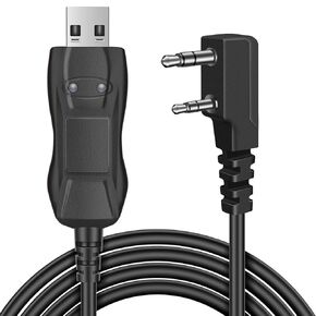 TNP FTDI Programming Cable for Baofeng, Kenwood Radios (3 FT) - Easy Setup Universal USB Chirp Programming Cable Compatible with UV-5R, UV-82HP, 5RM, 5RX, K5PLUS, BF-F8HP, BF-888S, TK3107 and More
