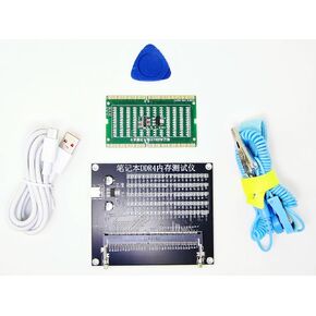 Laptop Computer DDR4 RAM Tester Module Stick and Motherboard DDR4 Memory Slot Complete Set Diagnostic Analyzer Post Card Solution Kit 260 Pin All Speed Voltage