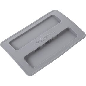 Toaster Cover, Grey Toaster Dust Covers, Silicone Toaster Lid, 6.2 × 10.2 in Bread Machine Cover, Bread Maker Top Cover, Sandwich Machine Part Accessories