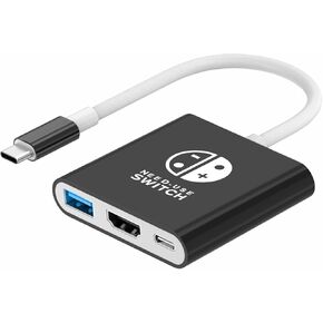 Switch Dock for Nintendo Switch Docking Station Portable Switch TV Adapter Support 4K/60HZ Switch TV Dock Mode Compatible Steam Deck Portable Switch Doc Station for Nintendo Switch/OLED