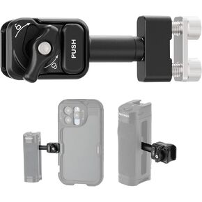 Neewer Quick Release Side Handle Mounting Adapter, Phone Cage Clamp Compatible with CA022H CA023H CA067H CA068H CA069H PA005E PA028E Side Handgrip, PA071