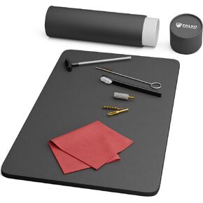 Falko Tactical Premium Gun Cleaning Mat (3 Sizes) - 2X Thicker, Oil and Solvent Resistant - Non Slip, Perfect Gun Mat for Cleaning - (Handgun, Rifle and XL Firearms)