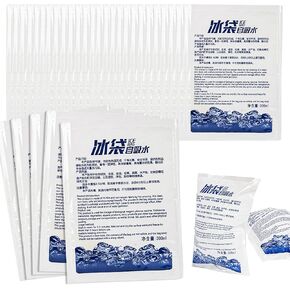 35 Pcs Dry Ice Packs for Shipping - Reusable Cold Ice Packs for Shipping Frozen Food Coolers Lunch Boxes