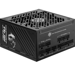 MSI MPG A1000GS PCIE5 ATX 3.1 Gaming Power Supply - Full Modular - 80 Plus Gold Certified 1000W - 100% Japanese 105°C Capacitors - ATX PSU - 10 Year Warranty