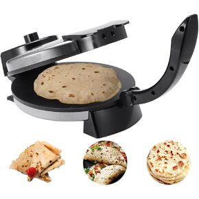Electric Tortilla Maker,Maquina Para Hacer Tortillas,Electric Tortilla Press,Non-Stick Cooking Plates-Friendly 10" Tortilla, Chapati, Roti