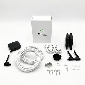 VR Wire II Endgame - The Ultimate VR Cable Management Pulley System, Feels Wireless in a 12 x 12 ft. Playspace (Gray)