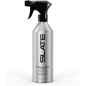 Slate Car Screen Cleaner Spray - Streak-Free Finish on All Screens, Tough on Oil, Safe & Effective, Biodegradable, Prop 65 Compliant, 16oz