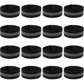 PATIKIL Reflective Bands for Wrist/Arm/Ankle/Leg, High Visibility Reflector Bands, Safety Reflector Tape Straps for Night Running Cycling
