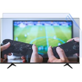 Anti Glare Film for TV 55 Inch,Out Blue Light Filter Anti Scratch Matte Film TV Glare Stopper 55 Inch TV Screen Protector Film