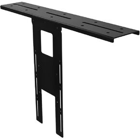 IFCASE Above/Behind Desk Monitor Shelf Mount Holds SLR Camera, Light Webcam, Microphone Fits VESA 75mm 100mm Compatible with Monitor Arm (Black, Shelf)