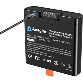 Battery 400 for JBL 10000mAh Compatible with JBL PartyBox Stage 320 and Xtreme 4 Portable Speaker (1 Pack)