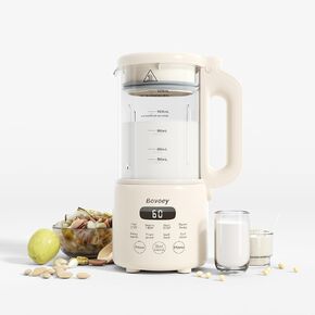 Nut Milk Maker Machine,8 in 1 New Upgrade Soy Milk Maker Automatic for Almond,Oat,Plant-Based Milk and Non-Dairy Beverages,42oz Almond Milk Maker Machine with Delay Start/Self Clean/Boil Water