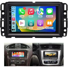 Android 14 Car Radio Stereo for GMC Acadia 2013-2017,for Chevrolet Traverse 2013-2017,for Buick Enclave 2013-2017,7'' Carplay Stereo Screen with Carplay Android Auto,GPS Bluetooth Backup Camera,2+32G