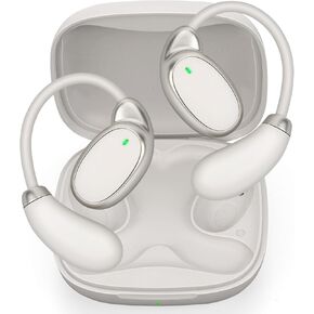 Language Translator Earbuds Offer Two Way Real-time Translation in 138 Languages, with Bluetooth and an APP Provide Online Instant Voice Translation for Travel Business and Learning White