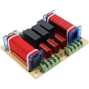 4 Way Crossover for Speaker, 400W Hi-Fi Grade Dual High & Low Frequency Speaker Dedicated 4 Way Crossover, Audiophile-Level Home Theater Audio Frequency Divider