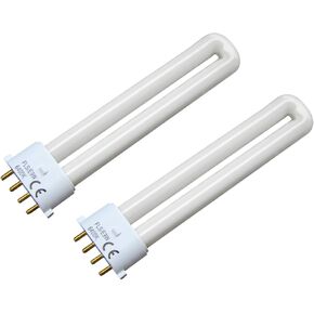 FLS/E9W 6400K 2G7 Base Camping Lantern Bulb, Replacement for Rayovac F9w-1, Kandolite 96500, Coleman, Ozark Trail, 4 Pin 2G7 Base, 2 Pack