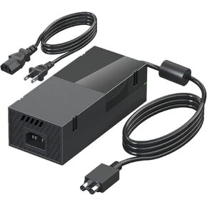 for Xbox One Power Supply Xbox One Power Brick Power Box Block Replacement Adapter AC Power Cord Cable for Microsoft Xbox One 500GB 100-240V