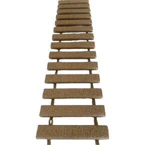 40 inch Cat Ladder, Sisal Rope Bridge, Climbing Frame Accessory, Cat Cage Accessories (B-40inch)
