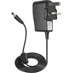 Hiseeu 12V 1A Power Supply, AC 100-240V to DC 12V 1A 1000mA Power Adapter, 5.5 x 2.1mm, 10 Feet Power Cord, FCC, Power Supply for Security Cameras, Routers, LED Strip Lights, Home Appliances, Scanner