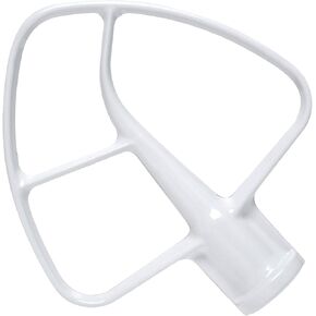 Podoy K5AB KS55 Coated Flat Beater Compatible with Kitchenaide 5-QT 5-Quart Bowl-Lift Stand Mixer K5 KP50 KSM5 KSM50 KSM500PS Paddle Attachments PS983355 AP3881259 9707670 W10807813