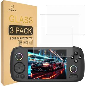 Mr.Shield Screen Protector compatible with Anbernic RG406H [3-PACK] [Tempered Glass] [Japan Glass with 9H Hardness]