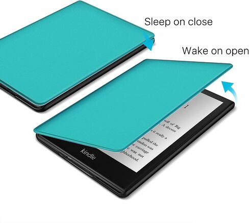 TNP Case for 6.8" Kindle Paperwhite 11th Generation 2021 / Kindle Paperwhite Signature Edition, PU Leather Cover, Protective Sleeve Folio Case for Kindle E-Reader with Auto Sleep/Wake, Hot Pink in Saudi Arabia
