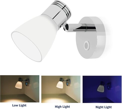 THALASSA RV Interior Lights LED 12V Fixtures Dimmable Boat Reading Lamp 12 Volts 3W Wall Sconce LED for Marine Caravan Camper Van Indoor Warm White Sconces Lighting in Saudi Arabia