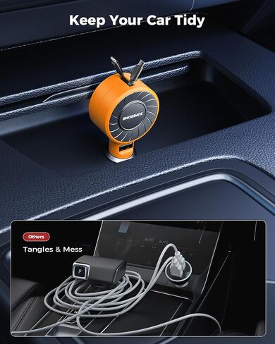 【Dual Apple】 Retractable Car Phone Charger for iPhone, 3 in 1 Small L Car Charger USB A Cigarette Lighter Adapter for Apple iPhone 14 13 12 11 Pro/XS/XR/Mini/X/iPad/AirPods in Saudi Arabia