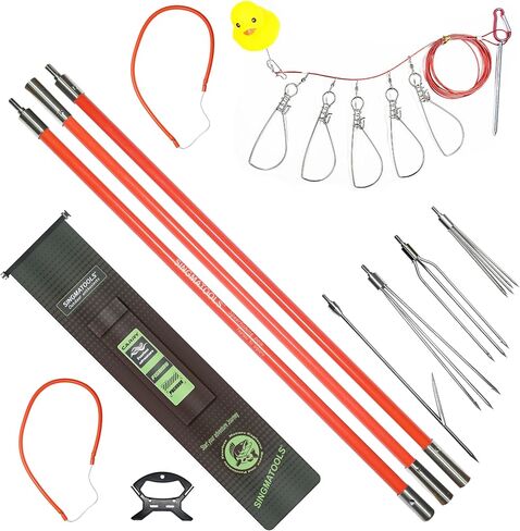 Spearfishing Pole Hawaiian Sling Fishing Spear Set Fiberglass Pole Spear Harpoon Spearfishing Gear in Kuwait