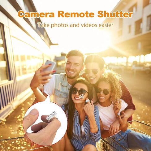 TikTok Remote Control with Glitter Diamonds for TikTok, Remote Control for TikTok, TikTok Scrolling Ring for iPhone, iPad, iOS, Android (Diamonds, Pink) in Saudi Arabia
